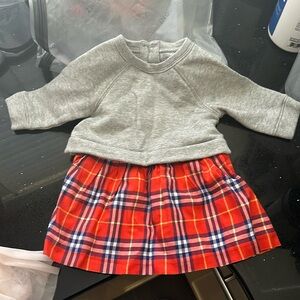 Burberry baby girl dress sz 6mon